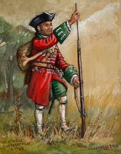 The Wild Geese Regiment Rooth c. 1743
