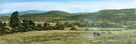 View of Witcombe from the West, near Gloucester